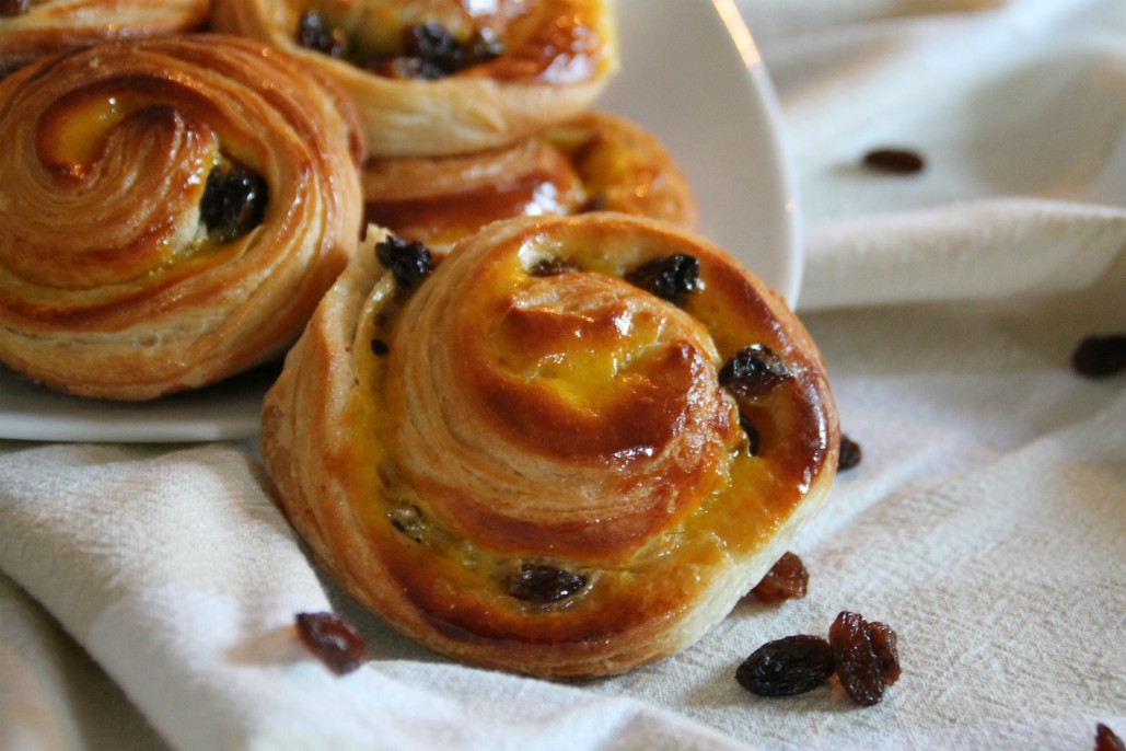 Girelle crema e uvetta La Maga in Cucina